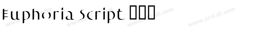 Euphoria Script字体转换